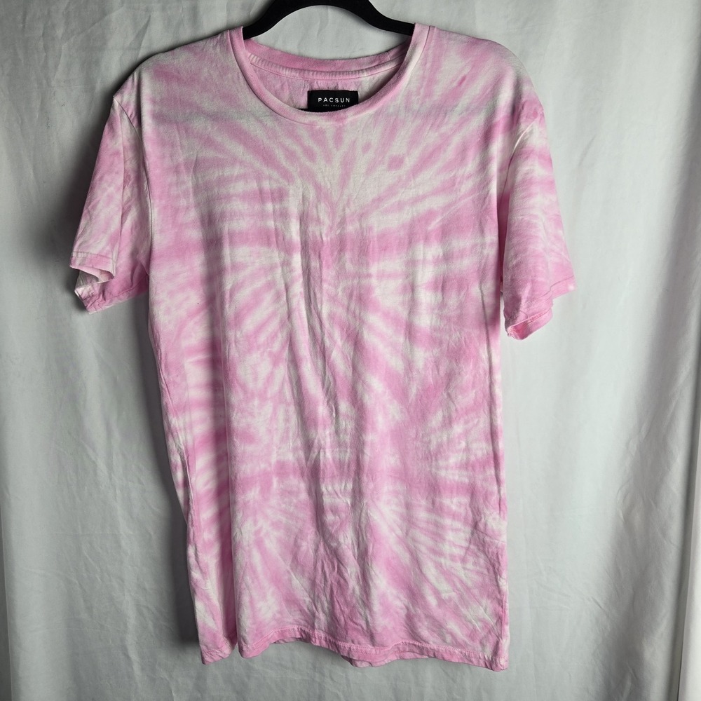 Pacsun Los Angeles Pink Dye Tie T Shirt Small Skater Punk Boho Hippie Indie